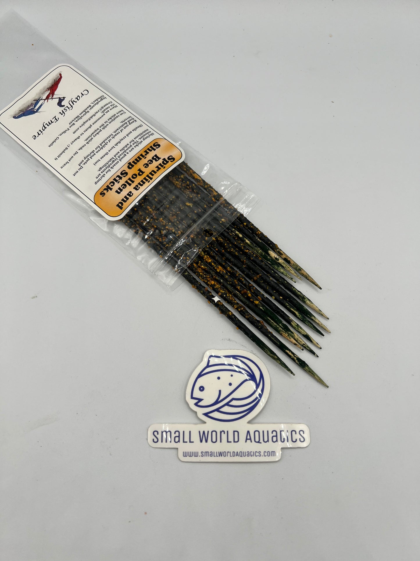 Crayfish Empire - Spirulina and Bee Pollen Shrimp Sticks 6"